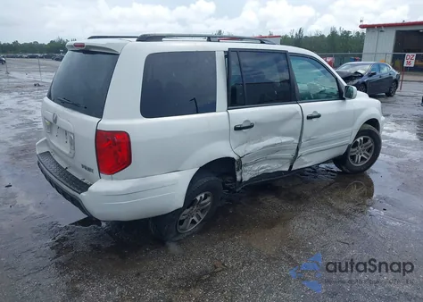 2004 Honda Pilot Ex-L из США, поврежденный, VIN 2HKYF18654H534975